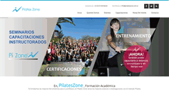 Desktop Screenshot of pilateszone.com.ar