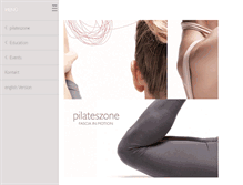 Tablet Screenshot of pilateszone.ch